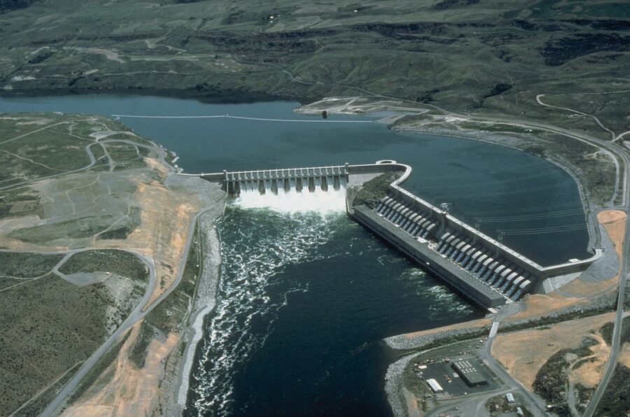 una central hidroeléctrica